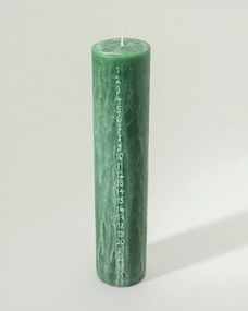 Świeca adwentowa zielona 25 cm