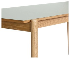 Stół z litego drewna dębowego 107x190 cm Oblique – Hübsch