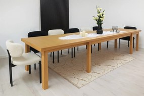 Stół rozkładany INFINITO Dąb do Salonu Jadalni 160-410 x 90 x 76 cm, Prostokątny