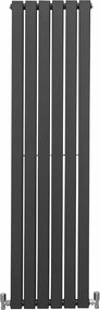 Grzejniki panelowe designerskie, antracytowo-szare, 1600 mm x 420 mm