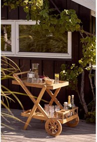 Barek na kółkach z litego drewna 50x86 cm Pasaku – House Nordic