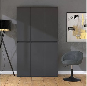 Szafa antracyt 111x40x191.5 claus