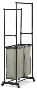Stojak z miejscem do przechowywania GD-176 BK,plastik, czarny
