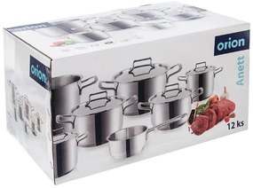 Zestaw garnków ze stali nierdzewnej Anett – Orion