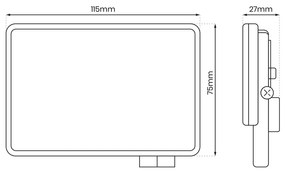 Naświetlacz LED 20W 2000lm 5000K
