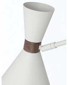 Biała lampa wisząca z metalowym kloszem ø 86,5 cm Hoodies – Light &amp; Living