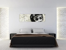 Obraz - Zawodnik (170x50 cm)