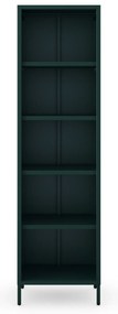 Regał na książki MARIO, 500 x 1800 x 350 mm, Modern: butelkowa zieleń