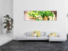 Obraz świeżej mięty (170x50 cm)