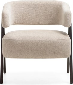 Promocja Beżowy designerski fotel MIZU II. jakość