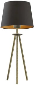 Elegancka lampka nocna na złotym stelażu M7-W51