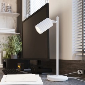 Biała lampa stołowa (wysokość 43 cm) Gleam – Nice Lamps