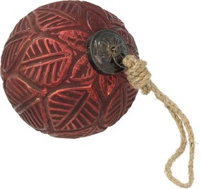 Bombka Vintage Crimson ⌀10 cm red