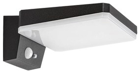 Rabalux 77078 - LED solarny kinkiet LASSET LED/4,4W/3,7V IP54 czarny