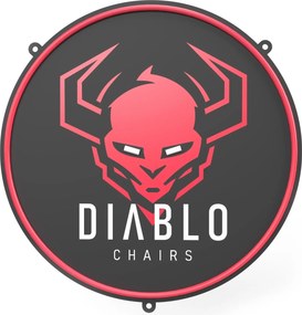 Lampka gamingowa ścienna Diablo - neon LED 54 cm