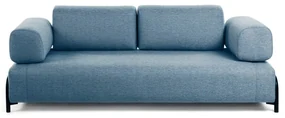 Niebieska sofa z podłokietnikami Kave Home Compo