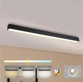 Brilagi - LED łazienkowa oprawa sufitowa SLEEKLINE LED/40W/230V czarna IP44