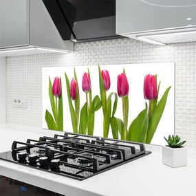 Panel Szklany Wiosenny Bukiet Tulipanów