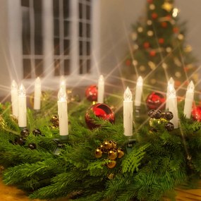 Monzana Świece na choinkę CANDLE, 20 sztuk, 10,5cm, ciepła biała