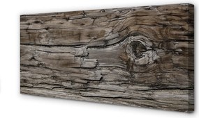 Zdjęcie na płótnie Surowe Drewno Z Sękami