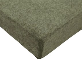 PrzytulneMieszkanie.pl Prześcieradło z mikropluszu GRENA 180x200 cm zielone