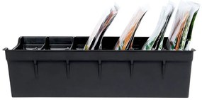 Organizer pojemnik kuchenny na torebki z przyprawami 30x13x8 cm (Czarny)
