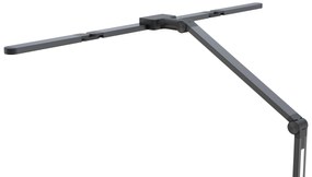 Lampa LED na biurko CLARIO, zacisk, pilot zdalnego sterowania