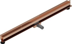 Mexen Flat Wall odpływ liniowy ścienny 2w1 120 cm, różowe złoto - 1630120
