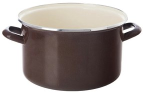 Orion Emaliowany garnek z rantem Brown, 6,5 l, 6,5 l