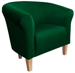 Fotel DRAWA 1 VELVET zielony ATOS