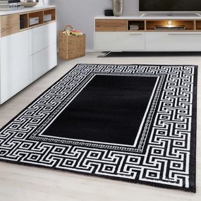 Dywan nowoczesny Parma czarno-kremowy 200 cm x 290 cm