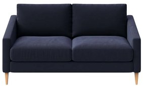 Ciemnoniebieska aksamitna sofa 170 cm Karoto – Ame Yens