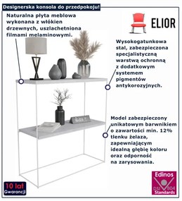 Nowoczesna konsola beton + biały  Z5-T15