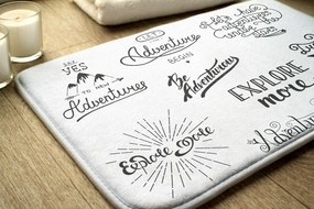 Dywanik antypoślizgowy do łazienki Dywanik antypoślizgowy do łazienki Przygoda Motywacja