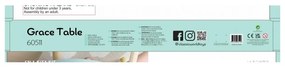 Classic world pastelowy stolik grace dla dzieci 3+