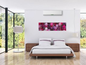 Obraz fioletowych kostek (170x50 cm)