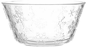 Altom Szklana miska Snowflakes 13 cm, 400 ml