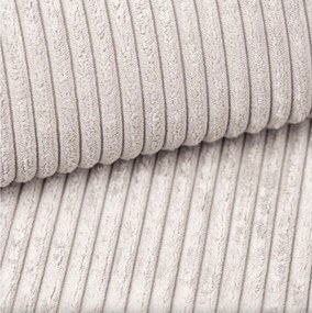 Kanapa KASJO Prawostronny Sofo-Narożnik z funkcją spania i poduszkami, 2x pojemnik POSO 100 Brudna biel DOMOHOME