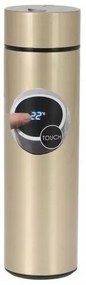 EH Termos ze stali nierdzewnej z termometrem Temp 450 ml, złoty