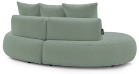 Jasnozielona sofa z materiału bouclé 260 cm Saint-Germain – Bobochic Paris