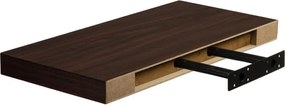 Półka ścienna STILISTA Volato ciemne drewno,70 cm