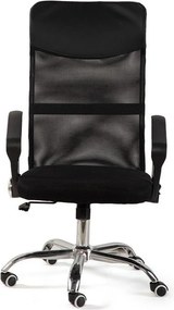 Czarne tapicerowane krzesło biurowe Arco – Bonami Essentials