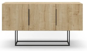 Niska komoda w dekorze dębu 150x80 cm Titan – Marckeric