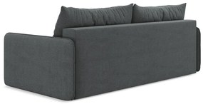Szara rozkładana/ze schowkiem sofa 216 cm Nanea – Makamii