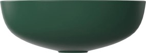 Umywalka ceramiczna nablatowa okrągła zielona 38 cm MOLIS GREEN
