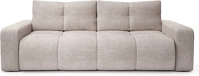 Masseno Sofa DUCA z funkcją spania i pojemnikiem na pościel - Beżowy - FLOW 03