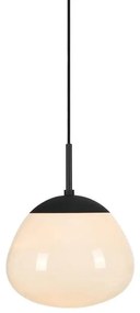 Czarna lampa wisząca Markslöjd Rise, wys. 31 cm