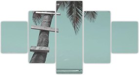 Obraz - Palma na Karaibach (125x70 cm)