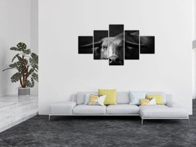 Obraz - Krowa (125x70 cm)