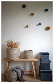 Brązowa drewniana ławka ogrodowa Barcelona – House Nordic